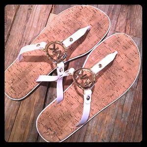 Michael Kors Jet Set Jelly Flat Sandals