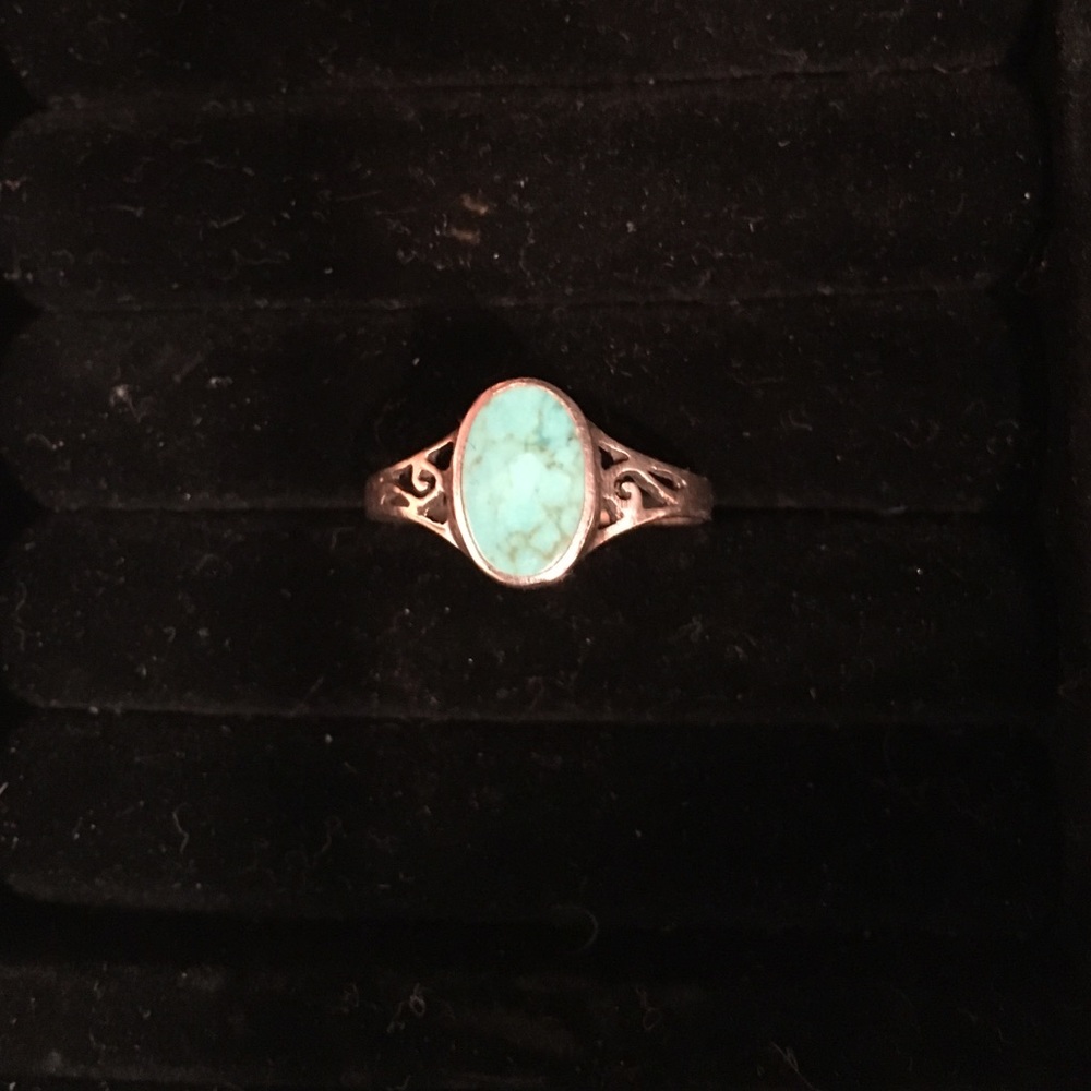 Sterling silver turquoise ring
