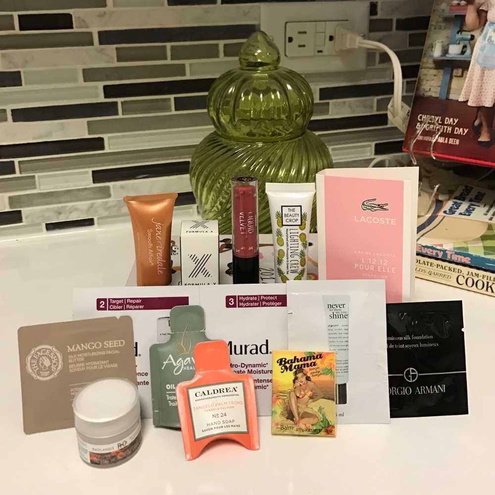 14 for $10 beauty sample box! Price firm