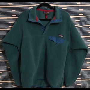 Dark Green Men's Patagonia Fleece Pullover