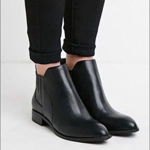 Forever 21 Black Ankle Boots