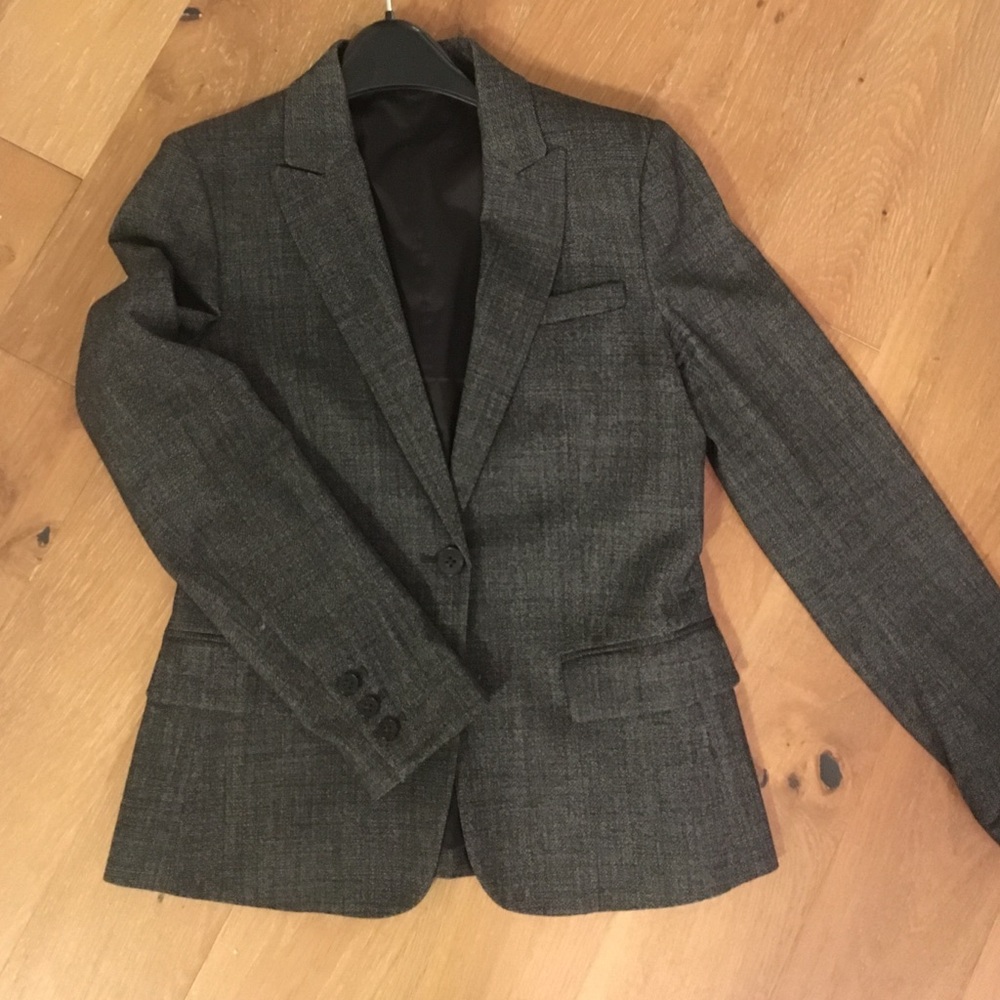 Theory dark gray blazer