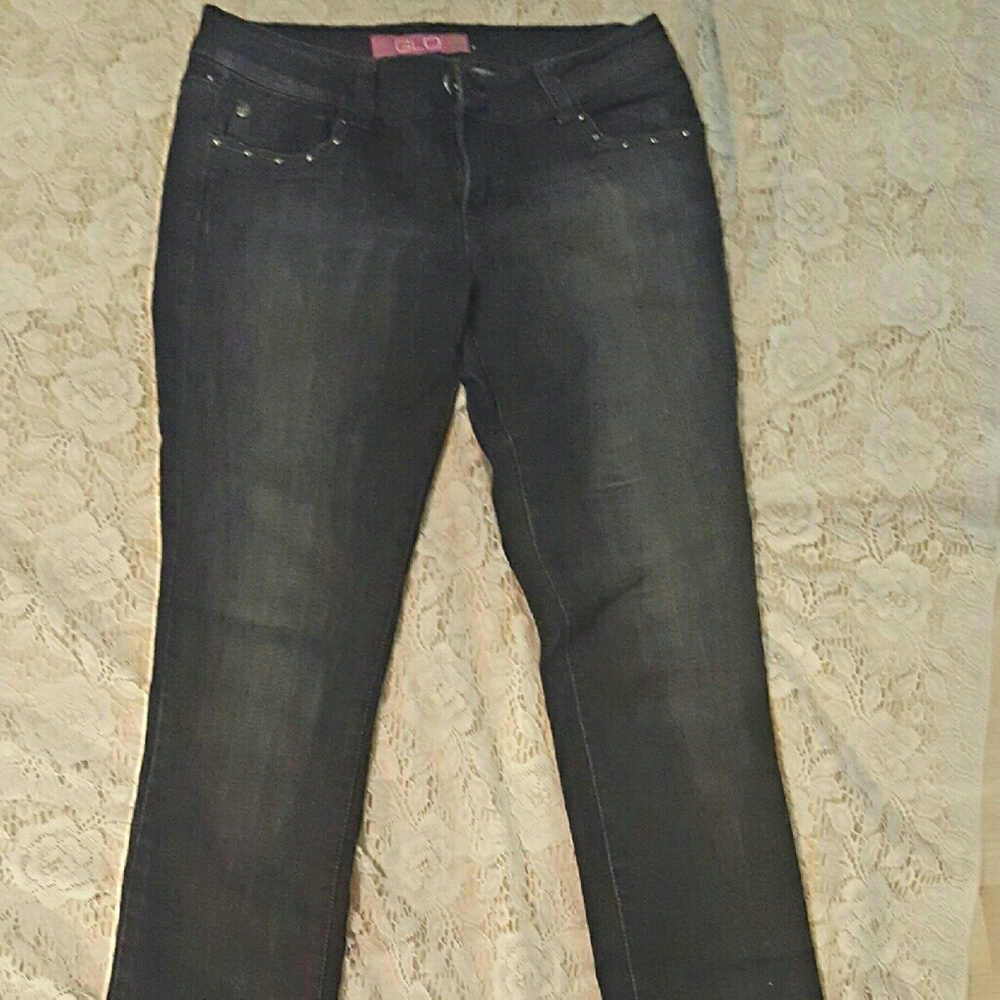 Pre-owned Distressed Gray Jeans