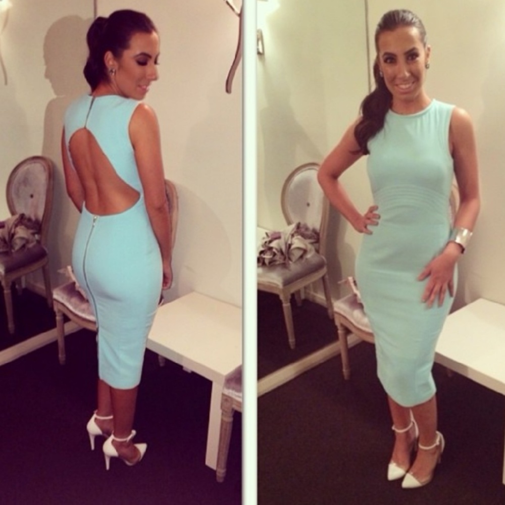 SOLD Sheike light blue dress size 2