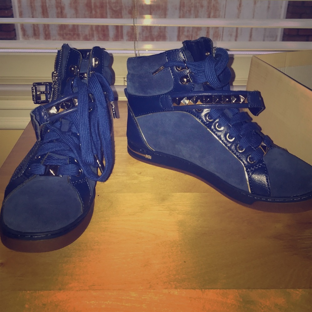 Michael Kors Blue Sneakers
