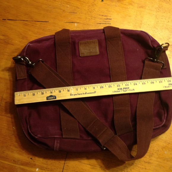 Lands' End Other - Vintage faded maroon canvas Lands' End bag