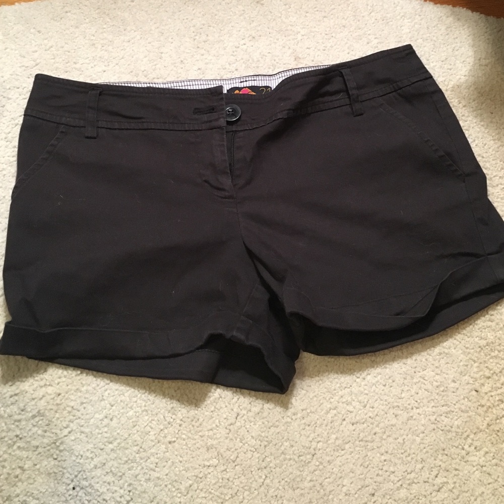 Black shorts