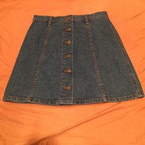 bdg denim skirt