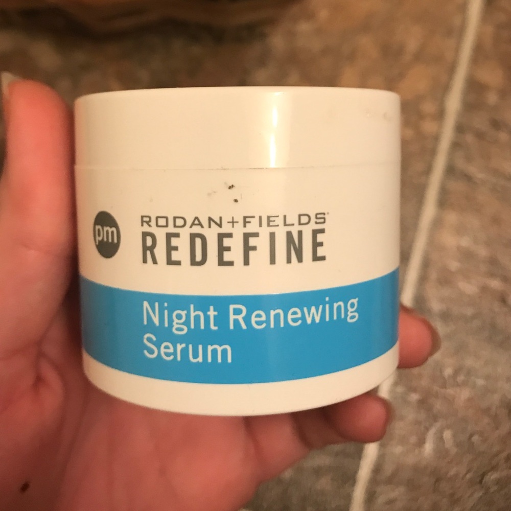 R and f night renewing serum on hold