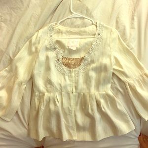 Tracy Reese NY Beaded Blouse