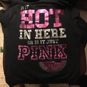 PINK zip up sweatshirt