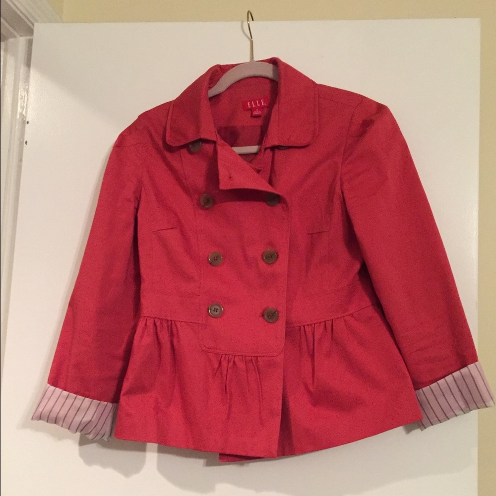 Coral three button fashion jacket