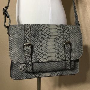 Grey Cross-body Bag