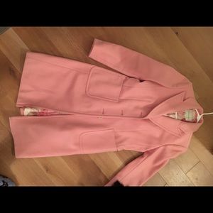 Knee length pink Banana Republic jacket