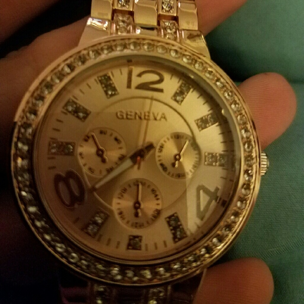 Rose gold woman's watch