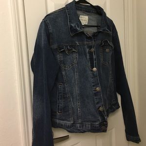 torrid jean jacket size 2 plus size