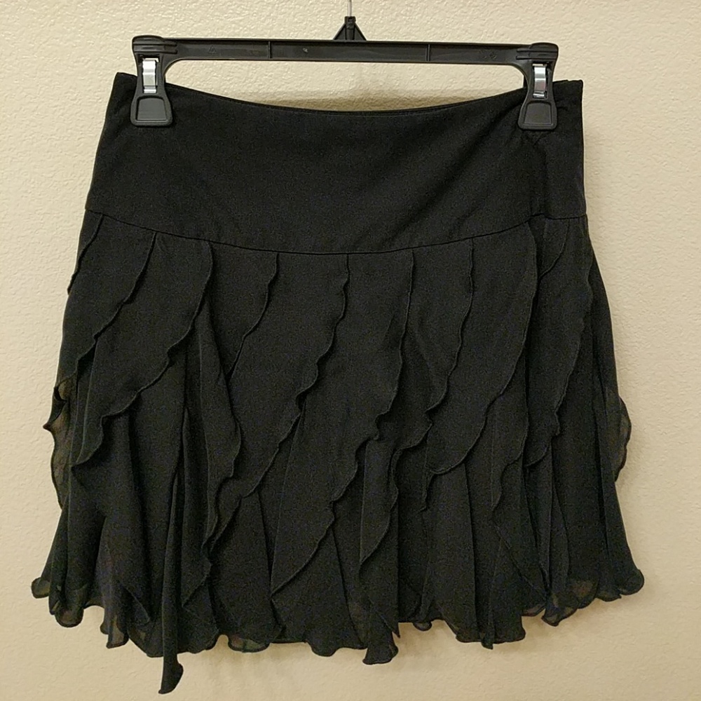 Silk Ruffle skirt