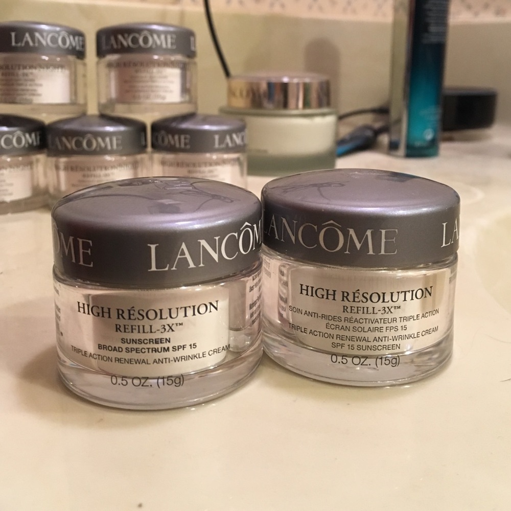 Lancome hi res 3x day 1oz LITTLE GOES A LONG WAY