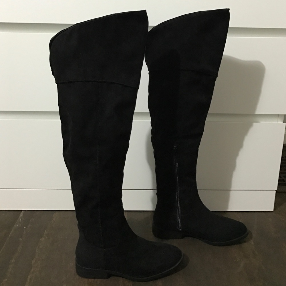 Black Over the Knee Boots