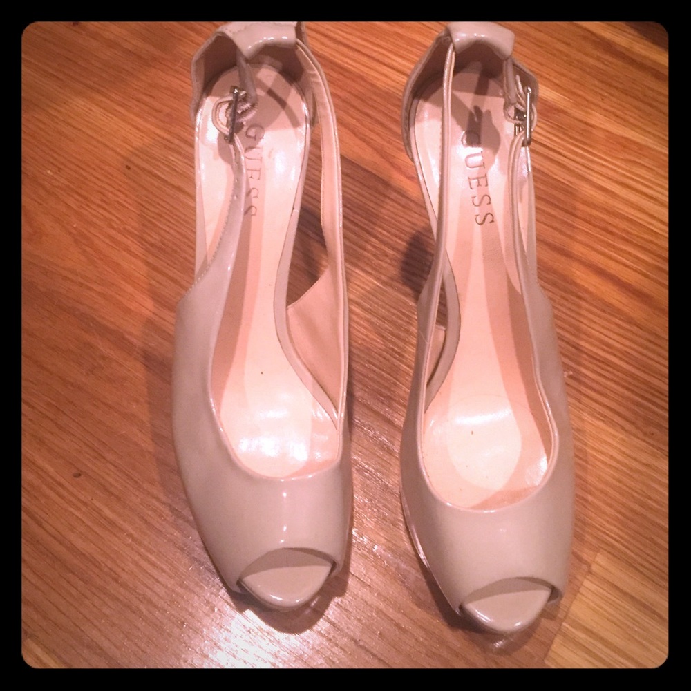 Guess nude shoe.