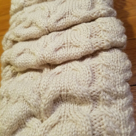 Cream leg warmers! NWT! Warm & Soft! - Picture 3 of 4