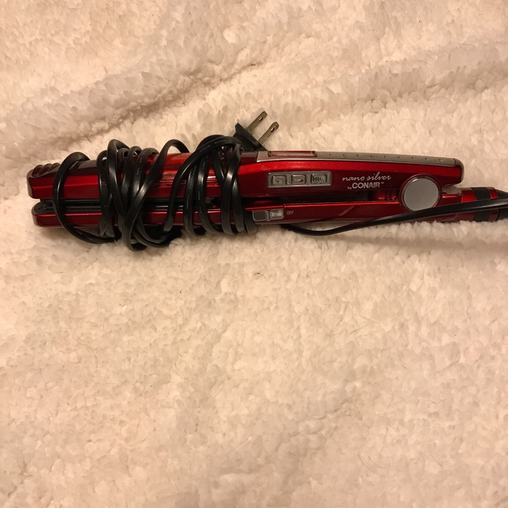 Steam flat iron.