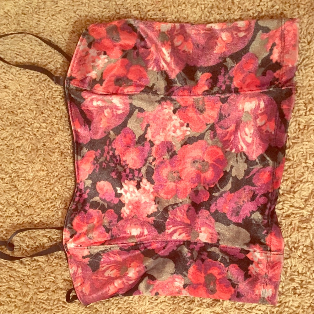 Velvet Crop Top