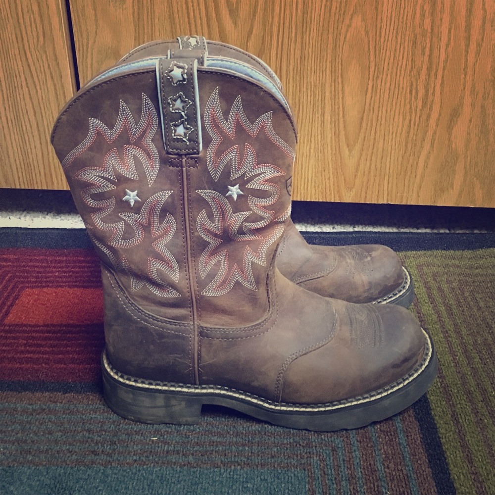WORN ONCE Ariat Fatbaby Cowboy Boots