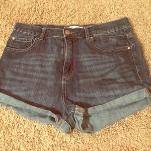 High Waisted Jean Shorts