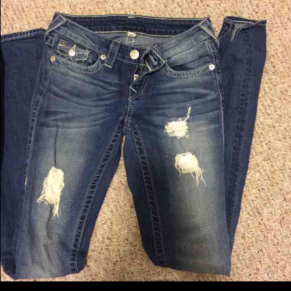 True religion boot cut size 24