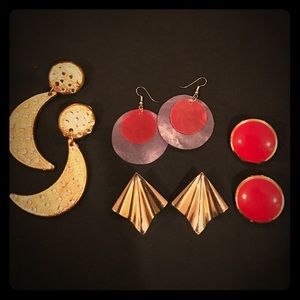 Big bold 80's earrings.