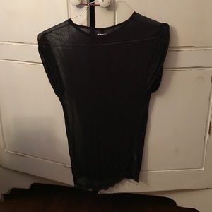 Free People Sheer Cotton T-shirt