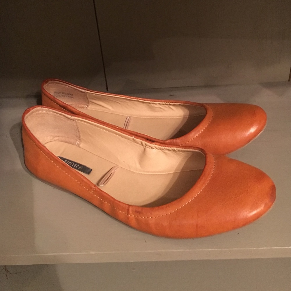Brown Forever 21 Flats