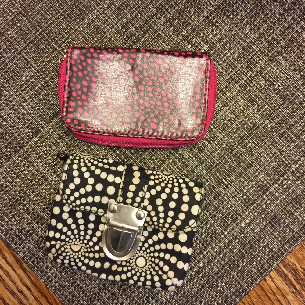 Two small coin purses/id holders
