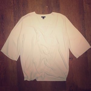 Ann Taylor periwinkle blouse size large