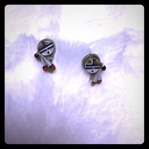 Native American Inlay Earrings