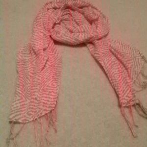 Pink Printed Scarf
