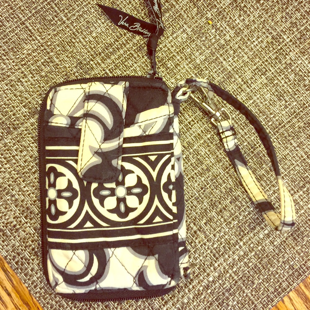 Black and white Vera Bradley wallet