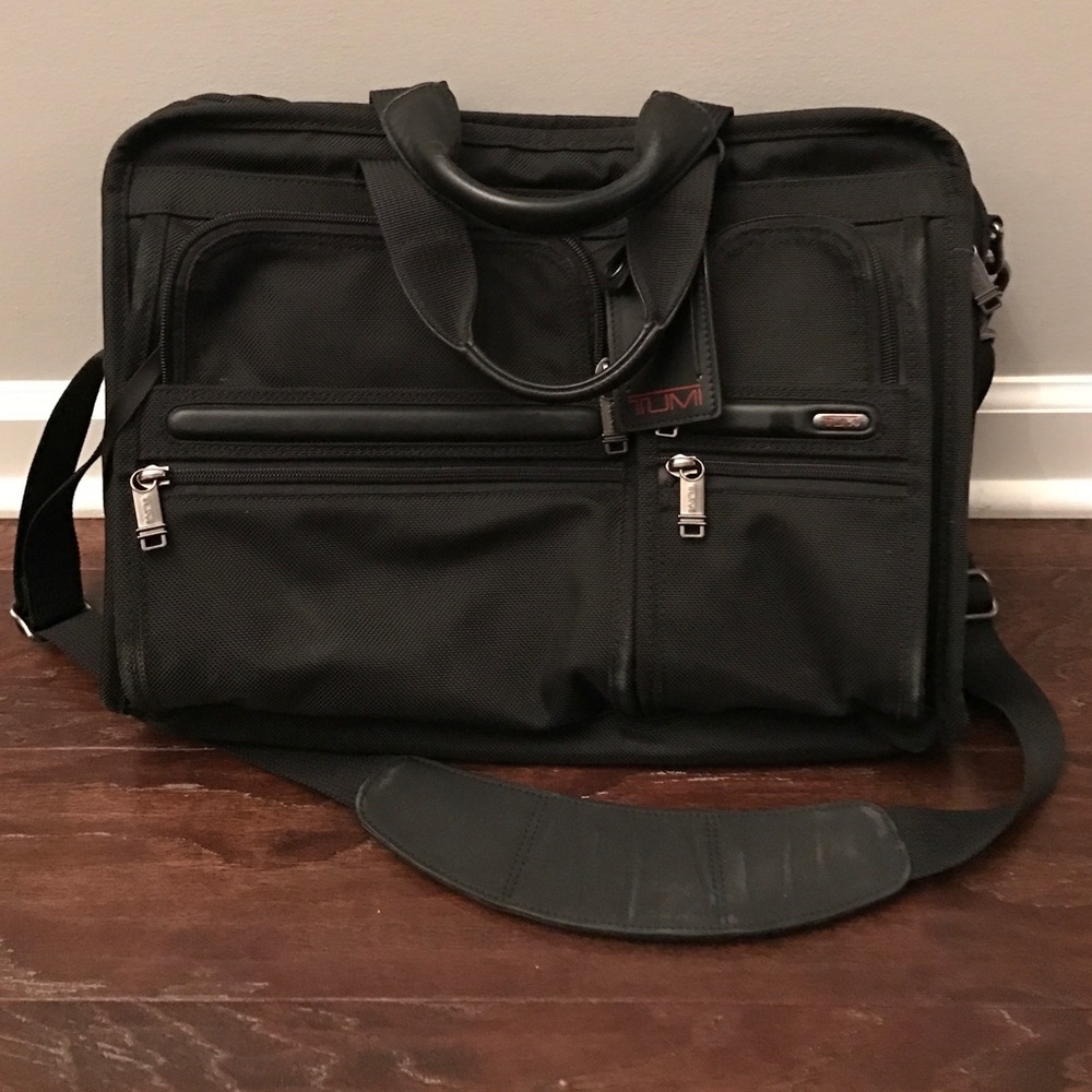 Tumi alpha briefcase bag
