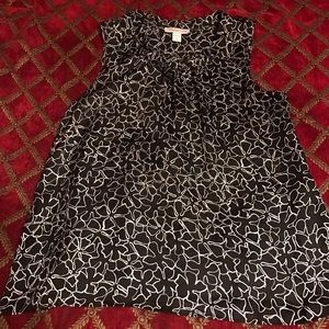 Coldwater Creek black and white top