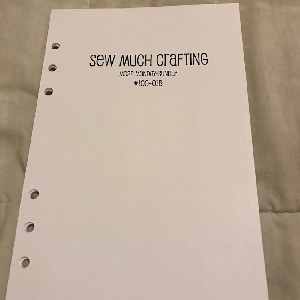 2017 A5 planner inserts