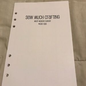 2017 A5 planner inserts