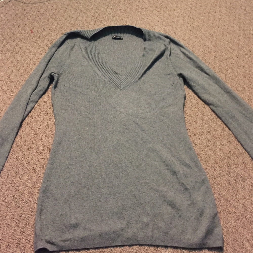 Gray sweater