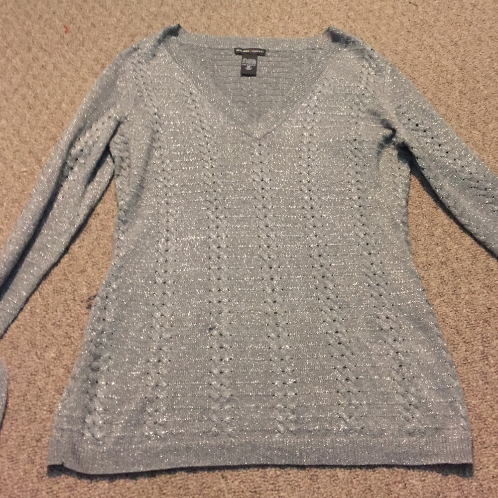 Silver light weight sweater