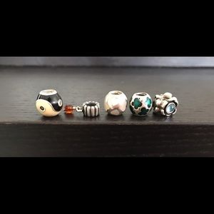 Set of 5 Pandora Charms!