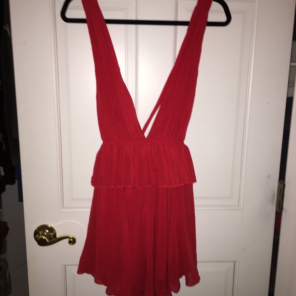 Red dress