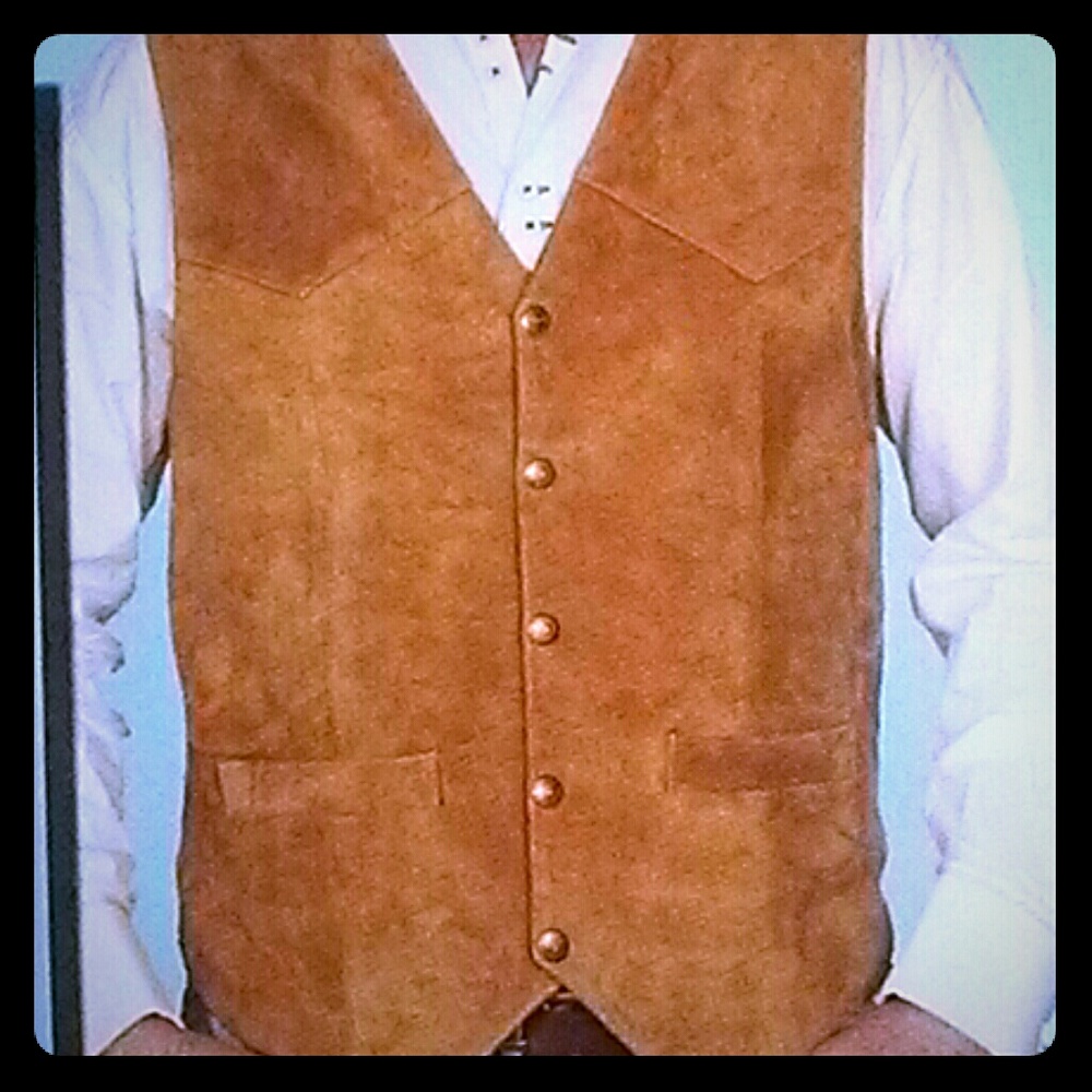 🔥New Leather vest roughout style