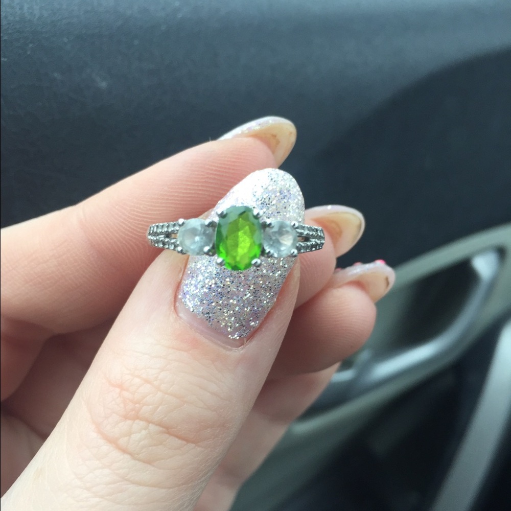 Sterling silver Peridot ring