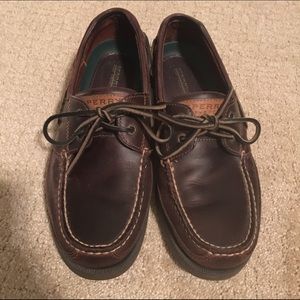Men's Brown Leather Sperries
