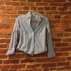 Pin stripe button up